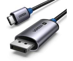 Kabelis USB C kištukas – DisplayPort kištukas 8K 60Hz 3m, juodas CM556 UGREEN