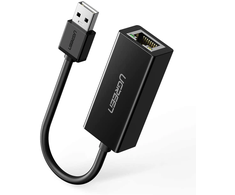 Ugreen external network card RJ45 - USB 2.0 100 Mbps Ethernet juodas (CR110 20254) - OUTLET