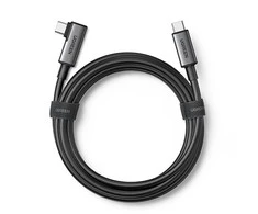 Kabelis USB C - USB C kampinis kištukas USB3.2 Gen1 60W PD3.0 5m juodas US551 UGREEN