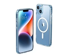 Ugreen Udėklas telefonui žalios spalvos LP642 Classy Clear Magnetic Protective Magnetic Gel Apple iPhone 14 Plus dėklas telefonui skaidrus (MagSafe compatible) (90935)