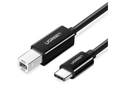 UGREEN US241 to 2m USB 2.0 C-B spausdintuvas cable (juodas)