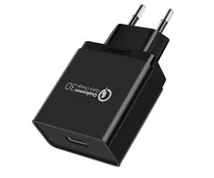 UGREEN CD122 18W QC 3.0 USB sieninis įkroviklis - Juodas