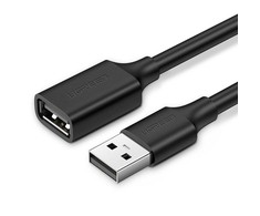 UGREEN US103 USB2.0 kabelio prailginimas 1m - Juodas