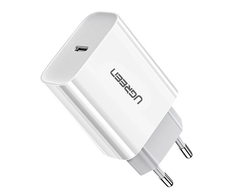 Ugreen USB charger Power Delivery 3.0 Quick Charge 4.0+ 20W 3A baltas (60450) - OUTLET