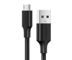 UGREEN micro USB kabelis QC 3.0 2.4A 1.5m - Juodas