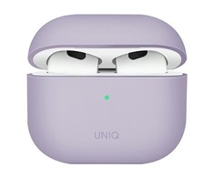 Uniq Lino silikoninis dėklas skirtas AirPods 3 - lavender