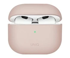 UNIQ dėklas Lino AirPods 3 gen.Silicone rožinės spalvos