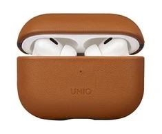 UNIQ dėklas Terra AirPods Pro 2 gen.Genuine Leather (2022/2023) rudos spalvos