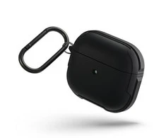 UNIQ dėklas Valencia AirPods 3 juodos spalvos Antimicrobial