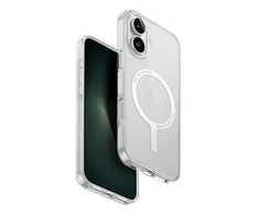 UNIQ dėklas Clario Apple iPhone 16 6.1"Magclick Charging skaidrus