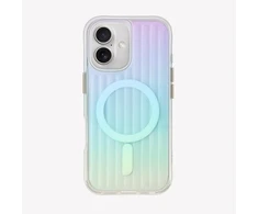 UNIQ Coehl Linear Apple iPhone 16 dėklas 6.1" magnetinio įkrovimo Opal iridescent