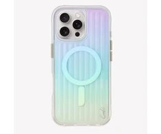 UNIQ dėklas Coehl Linear Apple iPhone 16 Pro Max 6.9" magnetinio įkrovimo opal/iridescent