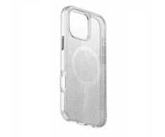 UNIQ dėklas Coehl Lumino Apple iPhone 16 Pro 6.3″ Magnetic Charging sparkling sidabrinis