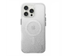 UNIQ dėklas Coehl Lumino Apple iPhone 16 Pro Max 6.9″ Magnetic Charging sparkling sidabrinis