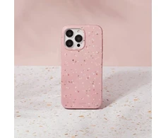 UNIQ Coehl Terrazzo Dėklas Apple iPhone 14 Pro Max 6,7″ coral rožinės spalvos