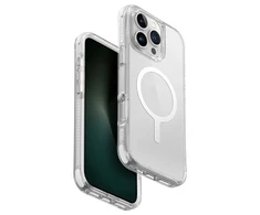UNIQ dėklas Combat Luminous Apple iPhone 16 Pro 6.3" Magclick Charging baltos spalvos