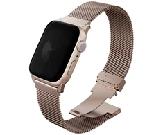 Apyrankė UNIQ Dante Pro skirtas Apple Watch 49/46/45/44mm Stainless Steel rožinės spalvos