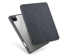 UNIQ dėklas Moven Apple iPad Pro 12,9" (2021) Antimicrobial pilkos spalvos