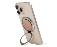 UNIQ Gripfit 360 Magnetic Mount&amp;Kickstand magnetinis laikiklis rožinės spalvos
