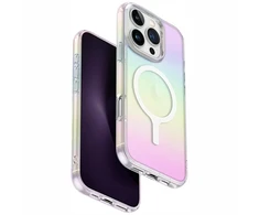 Uniq Iridescia Magclick įkrovimo dėklas, skirtas iPhone 16 Pro Max – daugiaspalvis
