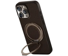 Uniq Keva Air Magclick įkrovimo GripFit dėklas, skirtas iPhone 16 Pro Max – rudas