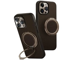Uniq Keva Air Magclick įkrovimo GripFit dėklas, skirtas iPhone 16 Pro Max – rudas