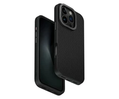 UNIQ dėklas Keva Max Apple iPhone 16 Pro 6.3Magclick Charging juodos spalvos