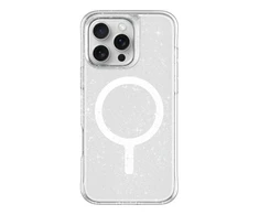 UNIQ LifePro Xtreme Apple iPhone 16 Pro 6.3" Magclick įkrovimo dėklas, skaidrus/blizgučiais šviesus