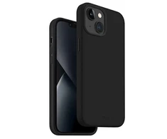 UNIQ Lino Dėklas Apple iPhone 14 Plus / 15 Plus 6,7″ midnight juodos spalvos