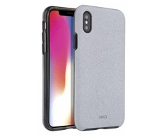 UNIQ dėklas Lithos Apple iPhone Xs Max pilkos spalvos