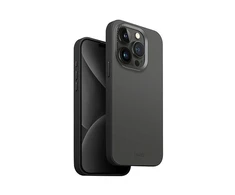 UNIQ dėklas Lyden DS Apple iPhone 15 Pro 6.1″Magclick Charging pilkos ir juodos spalvos