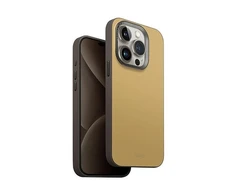 UNIQ dėklas Lyden DS Apple iPhone 15 Pro 6.1"Magclick Charging geltonos ir pilkos spalvos