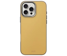 UNIQ dėklas Lyden DS Apple iPhone 16 Pro 6.3″ Magclick Charging yellow-pilkos spalvos