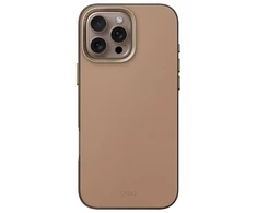 UNIQ dėklas Lyden DS Apple iPhone 16 Pro Max 6.9″ Magclick Charging rudos spalvos-flint pilkos spalvos