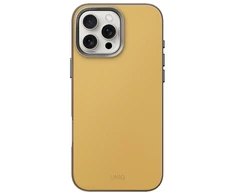 UNIQ dėklas Lyden DS Apple iPhone 16 Pro Max 6.9″ Magclick Charging yellow-pilkos spalvos