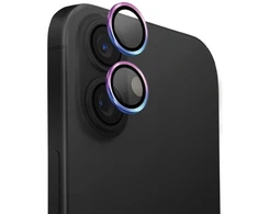 UNIQ Optix Aliuminio Camera Lens Protector Apple iPhone 16 6.1" / 16 Plus 6.7" iridescent su aplikatoriumi