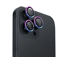 UNIQ Optix Aliuminio Camera Lens Protector Apple iPhone 16 Pro 6.3" / 16 Pro Max 6.9" iridescent su aplkatoiumi