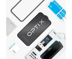 UNIQ Optix Privacy Apple iPhone 15 Pro Max 6.7″ Privacy Apsauginis stiklas su aplikatoriumi