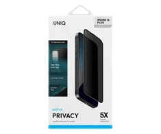 UNIQ Optix Privacy Apple iPhone 16 Plus / 15 Plus / 14 Pro Max 6.7" apsauginis tiklas su privatumo filtru ir aplikatoriumi