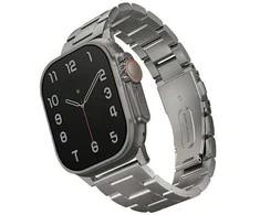 UNIQ apyrankė Osta Apple Watch 42/44/45/ 49mm Series 1/2/3/4/5/6/7/8/9/10/SE/SE2/Ultra/Ultra 2 Stainless Steel sidabro spalvos