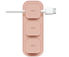 UNIQ Pod Mag magnetinė kabelių tvarkyklė + bazė rožinės spalvos