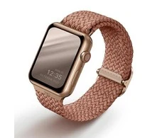 UNIQ apyrankė Aspen Apple Watch 44/42/45 mmSeries 1/2/3/4/5/6/7/8/9/SE/SE2 rožinės spalvos