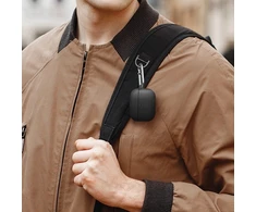 UNIQ dėklas Vencer AirPods ProSilicone pilkos spalvos