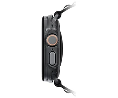 Dėklas UNIQ Voute skirtas Apple Watch Ultra 49mm apsauginis stiklas juodos spalvos