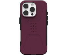 Urban Armor Gear UAG Civilian Magsafe Apple iPhone 16 Pro - dėklas telefonui raudonos spalvos