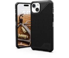 UAG Urban Armor Gear dėklas METROPOLIS LT suderinamas su MagSafe, skirtas IPHONE 15 Plus kevlar juodas
