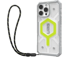 Urban Armor Gear UAG Pathfinder dėklas telefonui skaidrus Magsafe Bundle Lanyard Apple iPhone 16 Pro Max - dėklas telefonui žalios spalvos