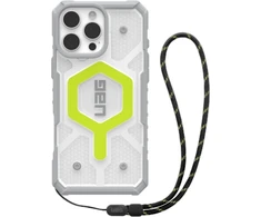 Urban Armor Gear UAG Pathfinder dėklas telefonui skaidrus Magsafe Bundle Lanyard Apple iPhone 16 Pro Max - dėklas telefonui žalios spalvos