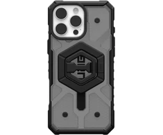 Urban Armor Gear UAG Pathfinder dėklas telefonui skaidrus Magsafe Bundle Magnetic Ring su stoveliu Apple iPhone 16 Pro Max - dėklas telefonui juodos spalvos