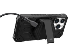 Urban Armor Gear UAG Wireless Charger 15W su podstawką, kompatybilna su MagSafe (juoda)